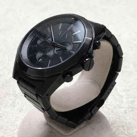 Armani Exchange Drexler AX2601 Men's Chronograph Watch – Black Dial with Black Stainless Steel Strap