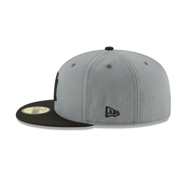 New York Yankees Storm Gray Basic 59FIFTY Fitted Hat