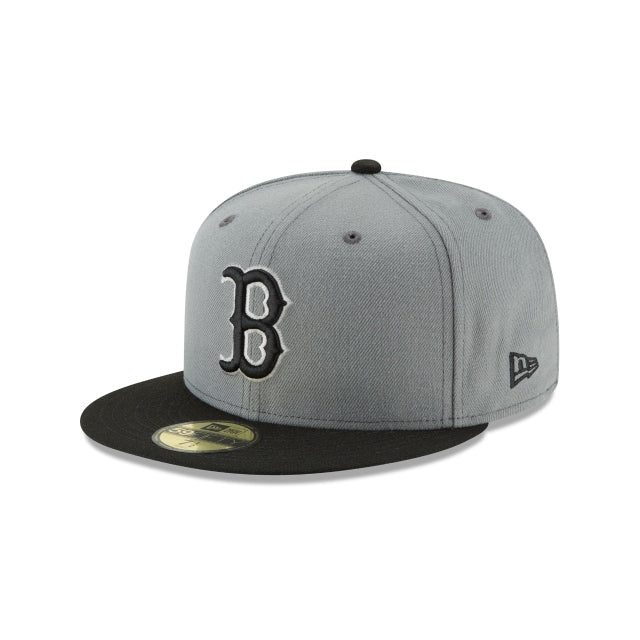 Boston Red Sox Storm Gray Basic 59FIFTY Fitted Hat